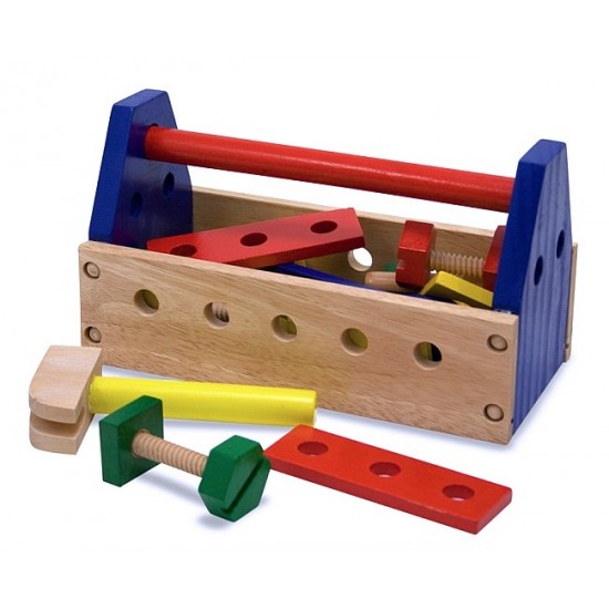Ladita din lemn cu unelte Melissa and Doug