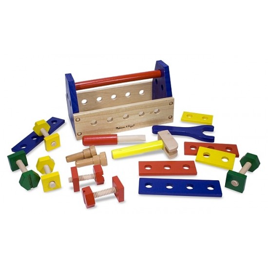 Ladita din lemn cu unelte Melissa and Doug