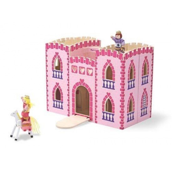Castel din lemn pliabil Melissa & Doug