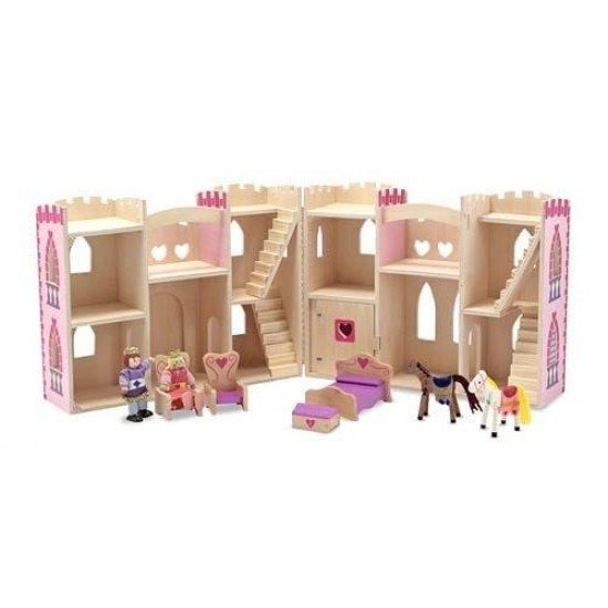 Castel din lemn pliabil Melissa & Doug