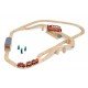  Set Trenulet din lemn cu pod pivotant Melissa&Doug
