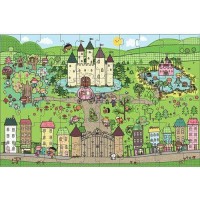 Puzzle de podea eco Tinutul Printelesor - Melissa and Doug