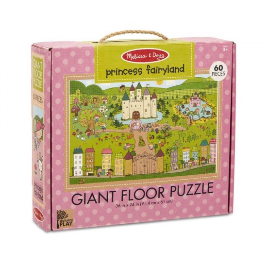 Puzzle de podea eco Tinutul Printelesor - Melissa and Doug