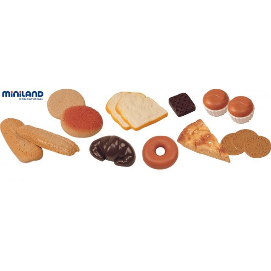 Produse de cofetarie set de 15 figurine - Miniland