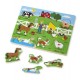 Puzzle cu sunete Old McDonald 8 piese