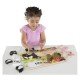 Puzzle din lemn Jumbo Ferma Melissa and Doug 20 piese