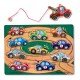 Puzzle lemn magnetic Remorcherul Melissa and Doug