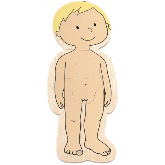 Puzzle stratificat Corpul tau Fetita Beleduc