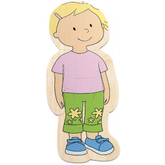 Puzzle stratificat Corpul tau Fetita Beleduc