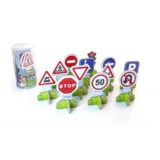 Set 12 Semne de circulatie mini - Miniland