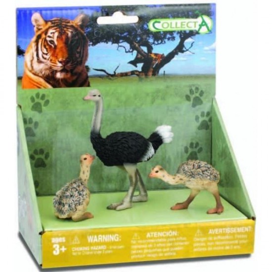 Set 3 figurine strutul si puii Collecta