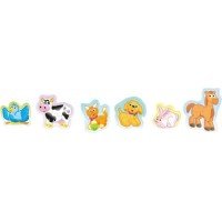 Set 6 puzzle Animale - Miniland