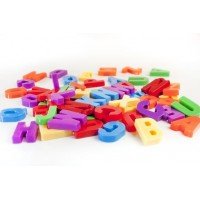 Set 66 litere mari magnetice - Miniland