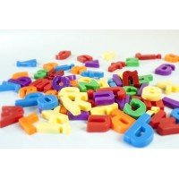 Set 66 litere mici magnetice - Miniland