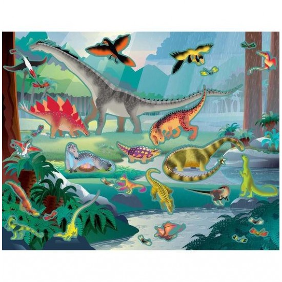 Set de abtibilduri reutilizabile Lumea Preistorica Melissa and Doug