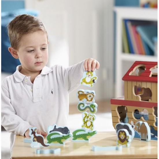Set de joaca din lemn Arca lui Noe Melissa and Doug