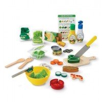Set de joaca din lemn Salate delicioase Melissa and Doug