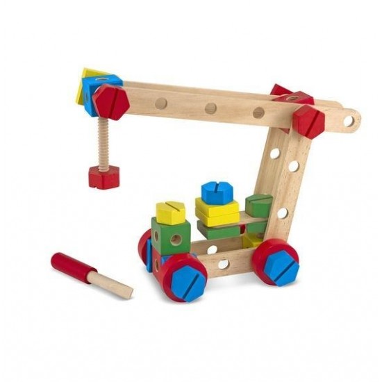 Set din lemn de construit cu suruburi