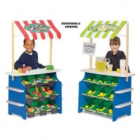 Stand de joaca din lemn Fructe si legume