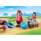 Playmobil 1.2.3 - Mama si fetita cu masinuta catel
