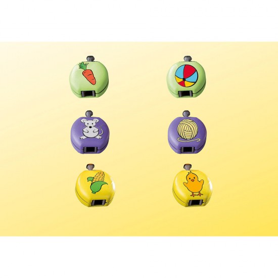 Playmobil 1.2.3 - Tren cu animalute