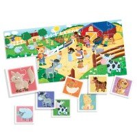 Primul meu puzzle Ferma 32 piese Headu