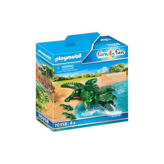 Playmobil Family Fun - aligator cu pui