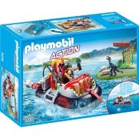 Ambarcatiune acvatica cu motor Playmobil City