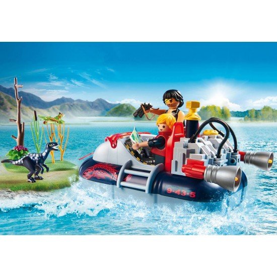 Ambarcatiune acvatica cu motor Playmobil City