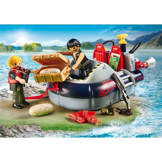 Ambarcatiune acvatica cu motor Playmobil City