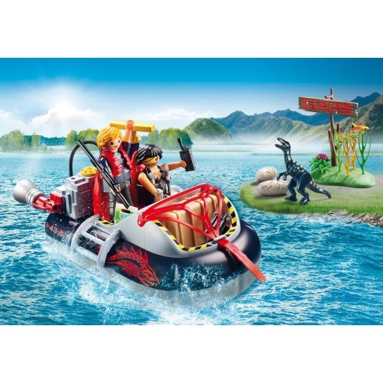 Ambarcatiune acvatica cu motor Playmobil City