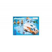 Playmobil City Life - Ambulanta cu lumini intermitente