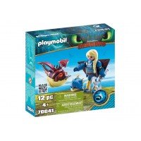 Playmobil Dragons - Astrid si Hobgobbler