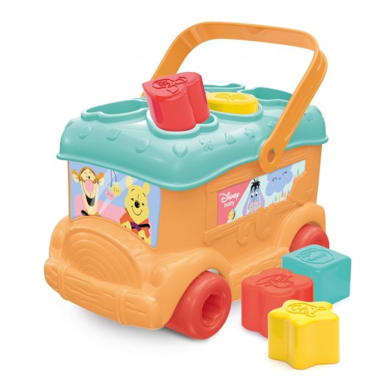 Jucarie bebelusi Autobuz de sortat forme Winnie Clementoni