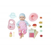 Papusa interactiva Baby Annabell 43 cm cu accesorii