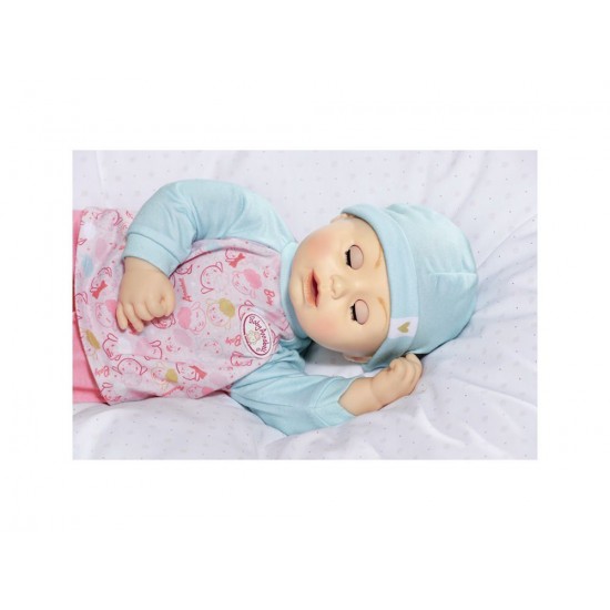 Papusa interactiva Baby Annabell 43 cm cu accesorii