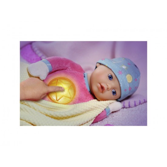 Bebelus Baby Born - Prieten de somn cu sunet si lumina 30 cm