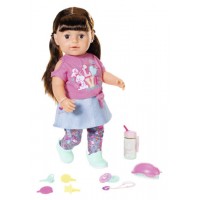 Papusa surioara interactiva satena Baby Born 43 cm