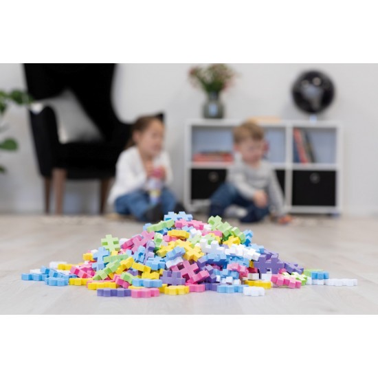 Set constructie Big Plus Plus Pastel 15 piese