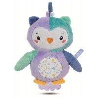 Bufnita de plus cu lumini si sunete