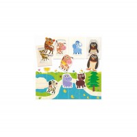 Set educativ cu carti Headu - Sa potrivim animalele