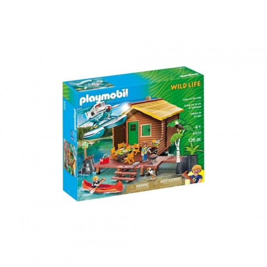 Playmobil Wild Life - Casuta de lemn pe lac