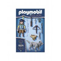 Cavaler Novelmore, arbaleta si lup Playmobil