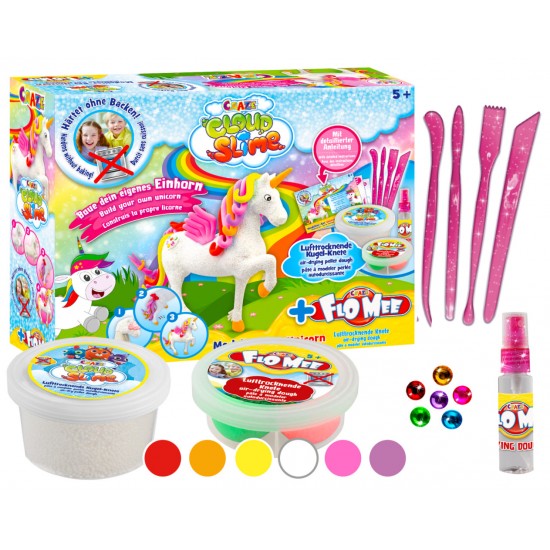 Set creativ cu unicorn si plastilina Cloud Slime
