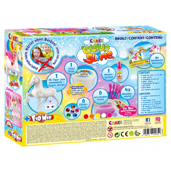 Set creativ cu unicorn si plastilina Cloud Slime
