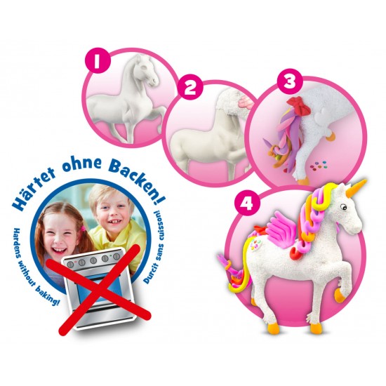 Set creativ cu unicorn si plastilina Cloud Slime
