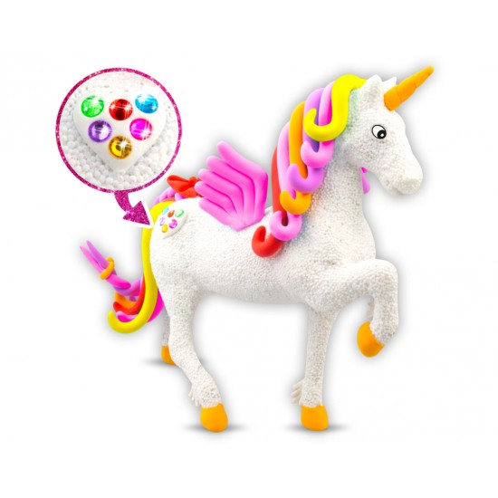 Set creativ cu unicorn si plastilina Cloud Slime