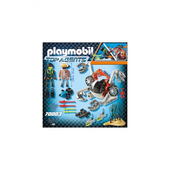 Playmobil Top Agents - Echipa de spioni cu submarin