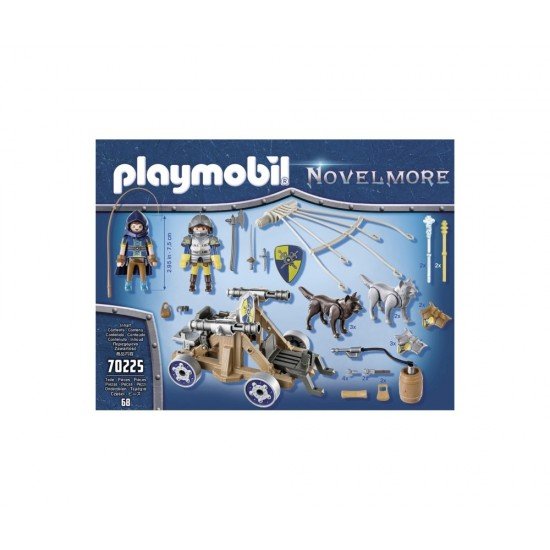 Echipa lupilor Novelmore cu tun Playmobil