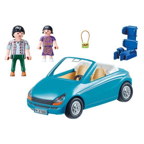 Playmobil City Life - Familie cu masina